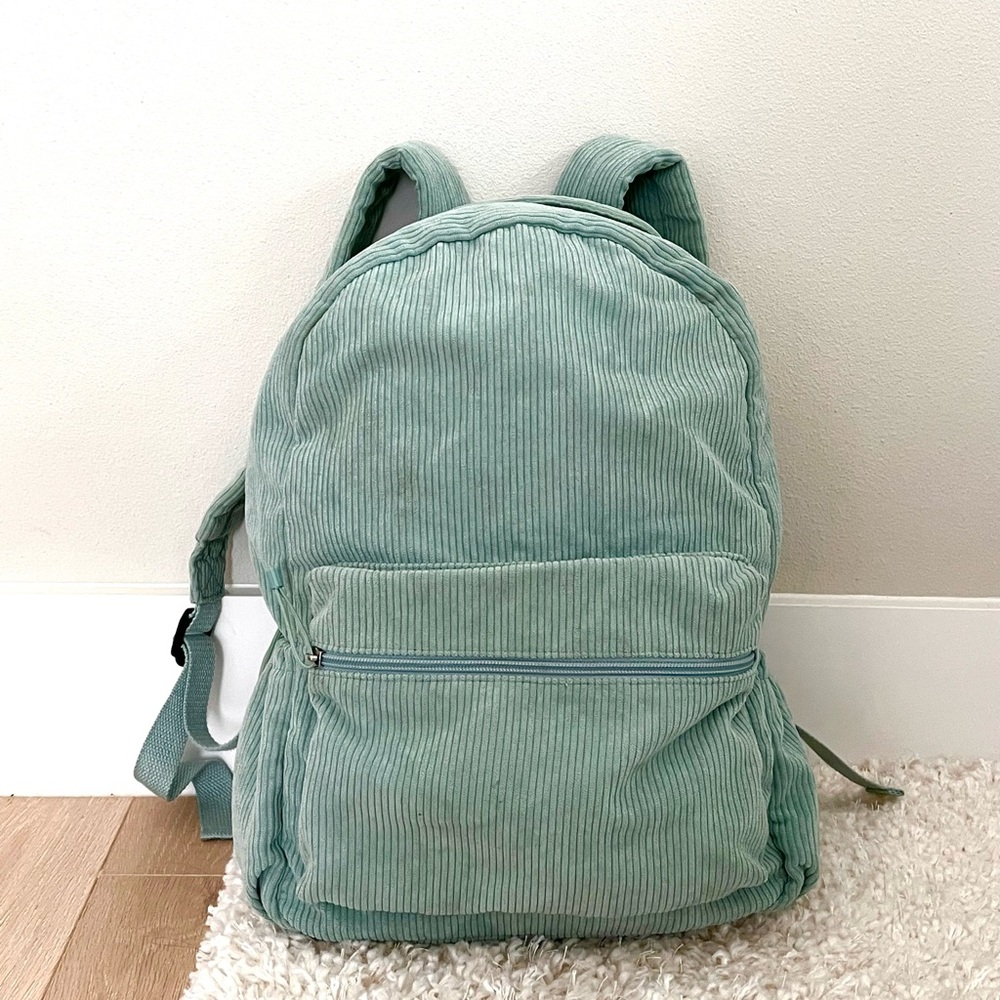 Wild Fable Light Blue Corduroy Backpack